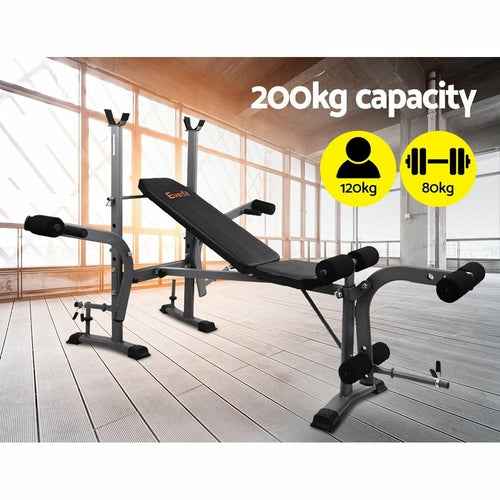 Banco de musculación Everfit 7 en 1 con extensión de piernas