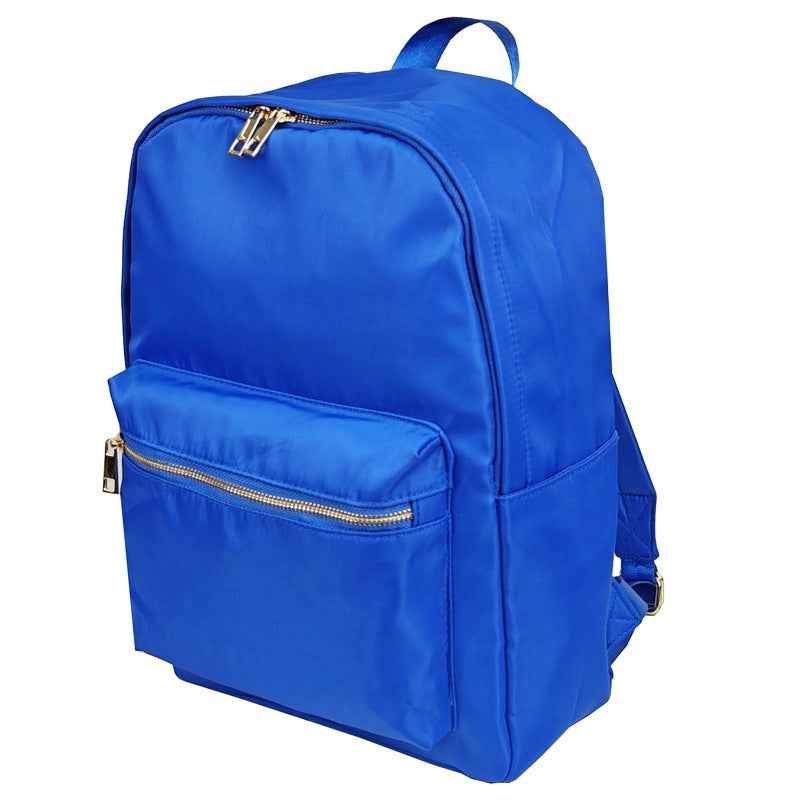In stock waterproof backpack casual schoolbag large capacity high quality simple backpack school nylon storage bag