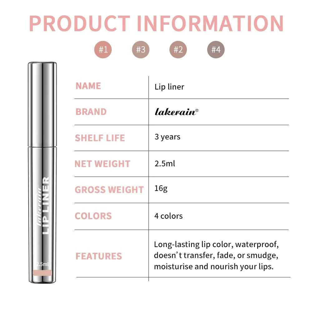 Delineador de Labios Peel Off – Color Duradero 💄