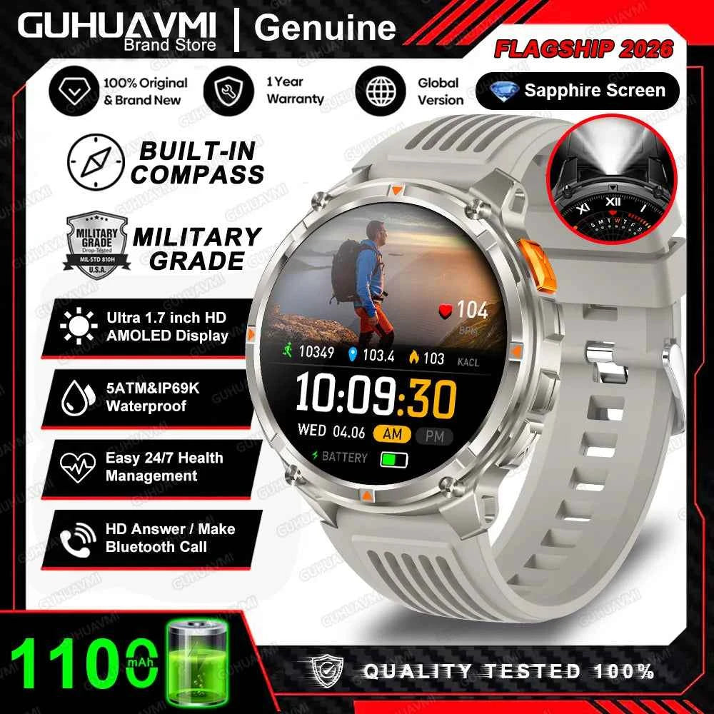 Smartwatch T-Rex 3 Pro Ultra – Edición Militar 1100mAh