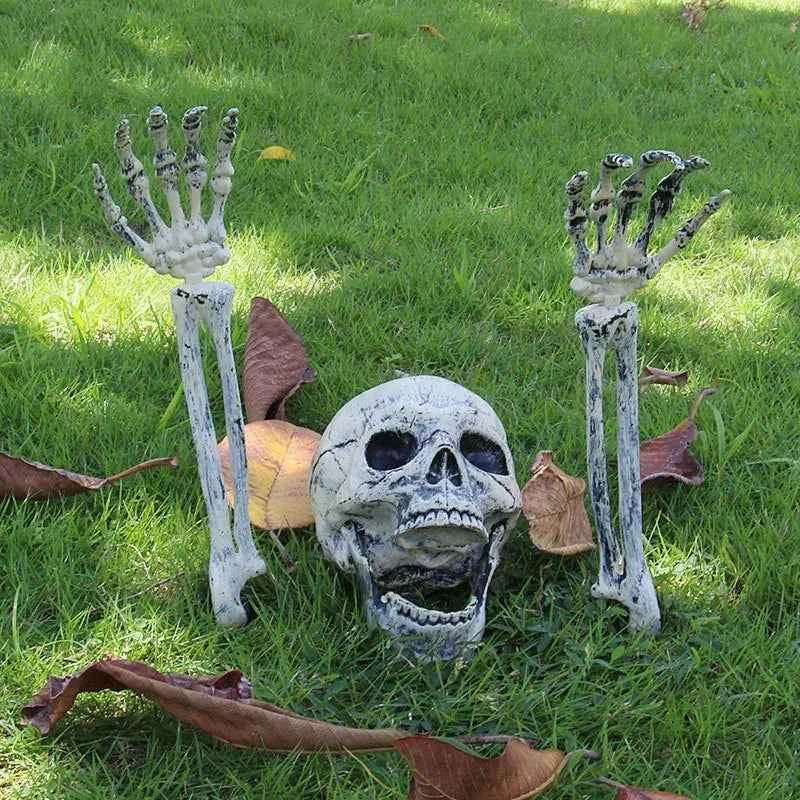 Estacas de Esqueleto Realistas – Decoración de Halloween para Jardín y Exterior.