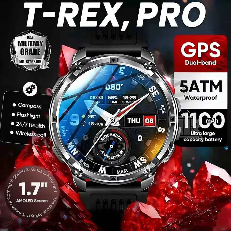 Smartwatch T-Rex 3 Pro Ultra – Edición Militar 1100mAh