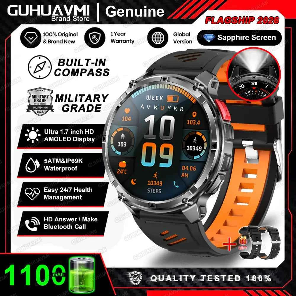 Smartwatch T-Rex 3 Pro Ultra – Edición Militar 1100mAh