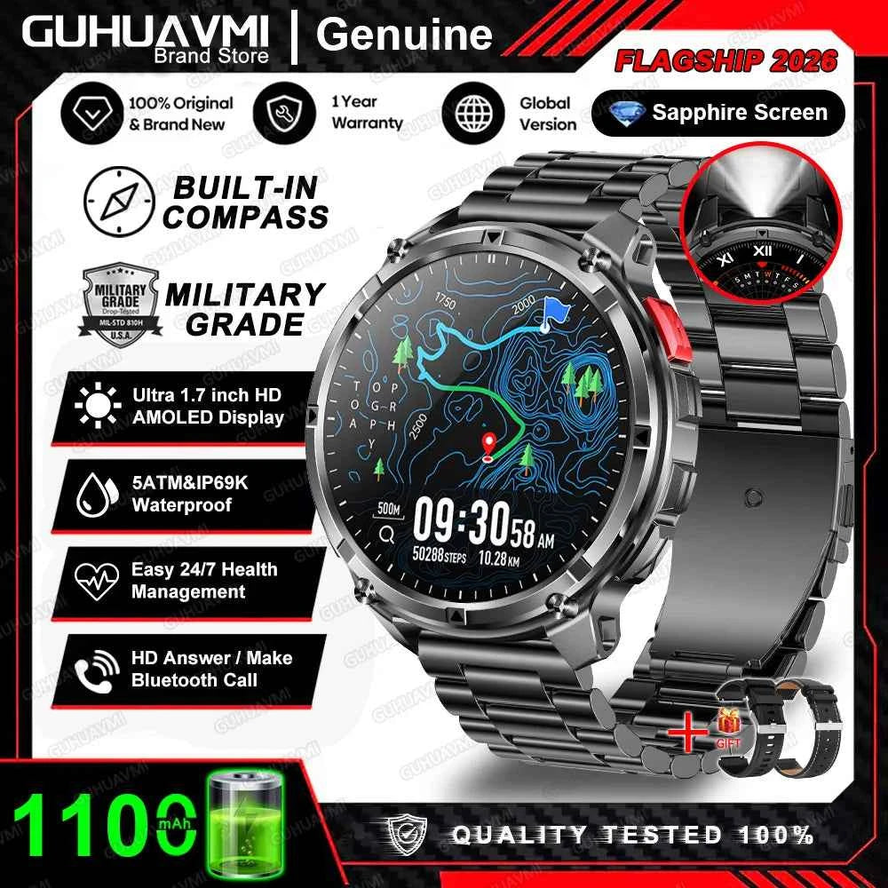 Smartwatch T-Rex 3 Pro Ultra – Edición Militar 1100mAh