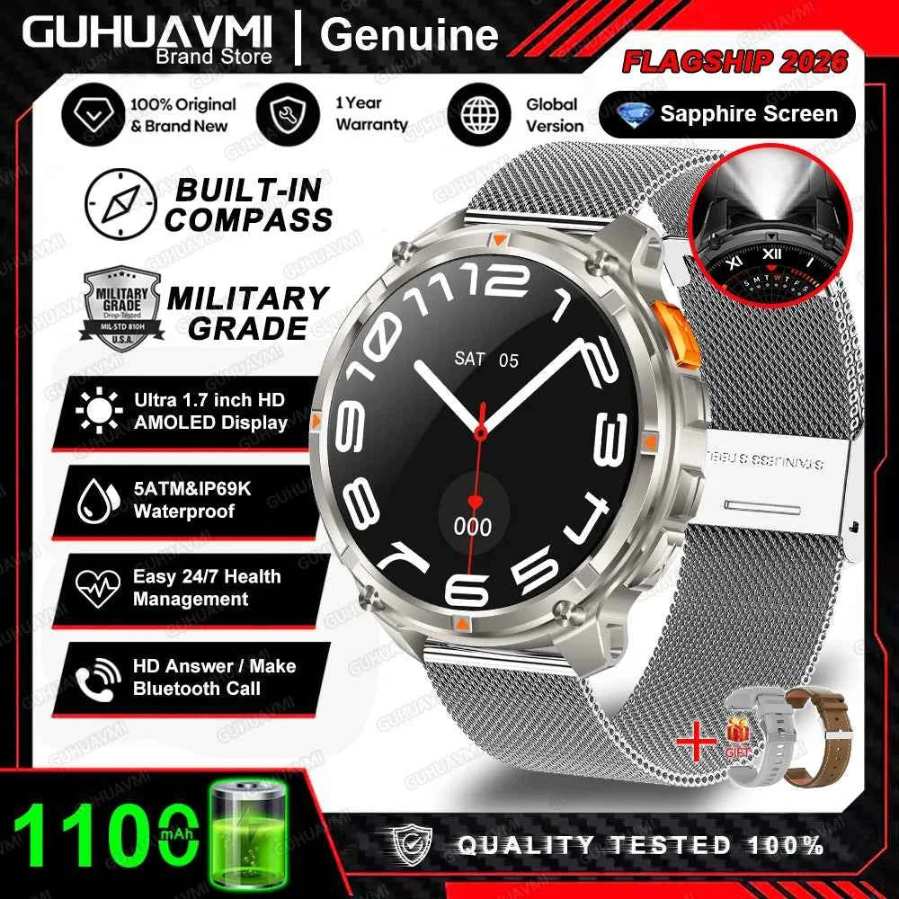 Smartwatch T-Rex 3 Pro Ultra – Edición Militar 1100mAh