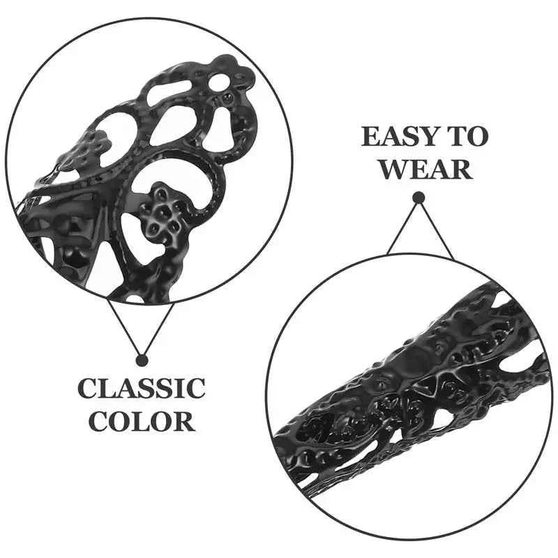 Garras Florales para Dedos – Uñas Decorativas de Halloween y Cosplay
