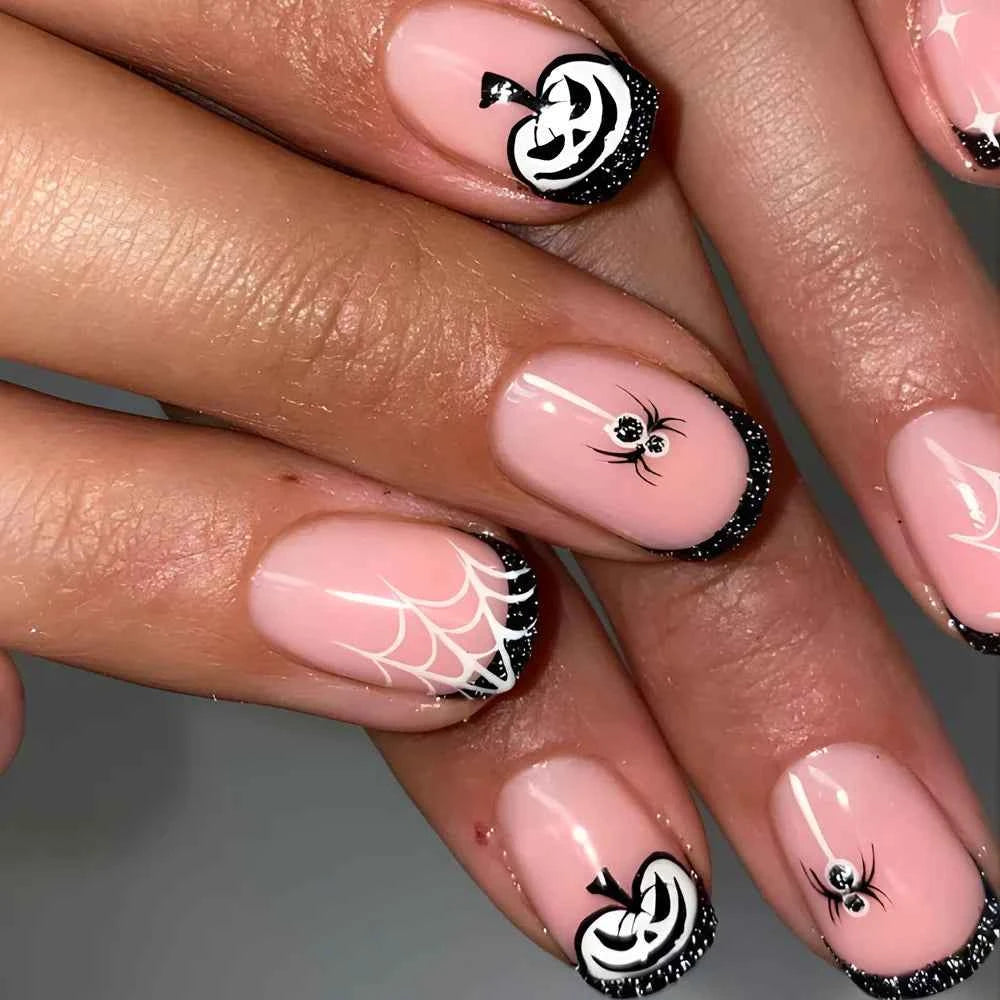 Uñas Postizas de Halloween – 24 Piezas