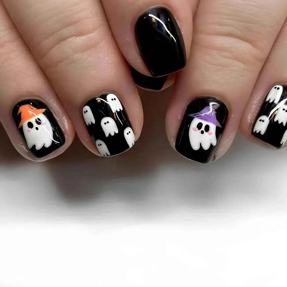 Uñas Postizas de Halloween – 24 Piezas