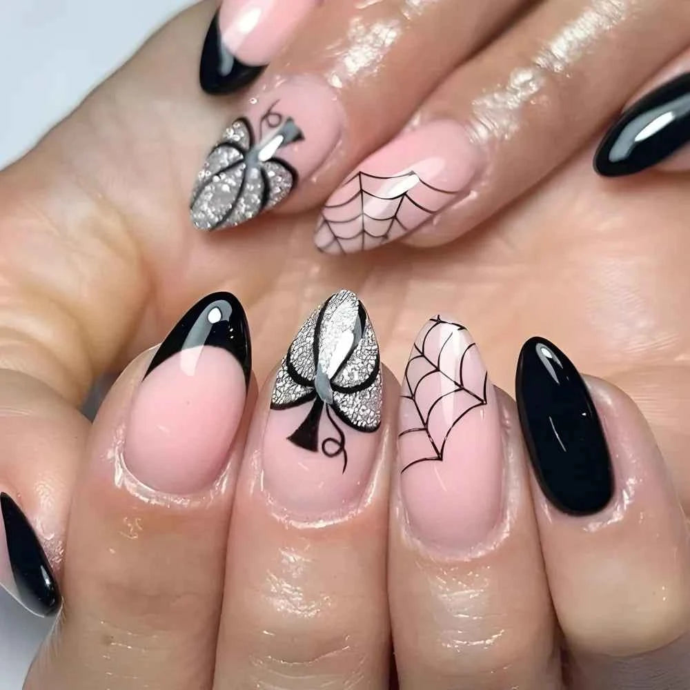 Uñas Postizas de Halloween – 24 Piezas