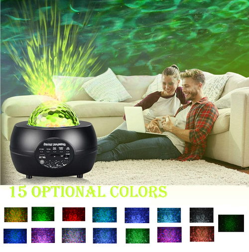 LED Night Light Starry Sky Projector with Bluetooth Wireless Speaker - MackShopping