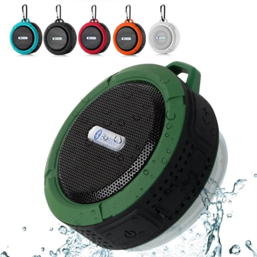 Mini Portable Waterproof Bluetooth Speaker with Suction Cup - MackShopping