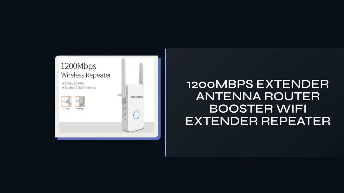 1200Mbps Extender Antenna Router Booster WiFi Extender Repeater by@Outfy