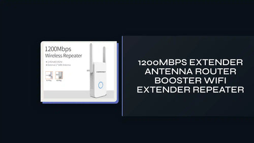 1200Mbps Extender Antenna Router Booster WiFi Extender Repeater by@Outfy