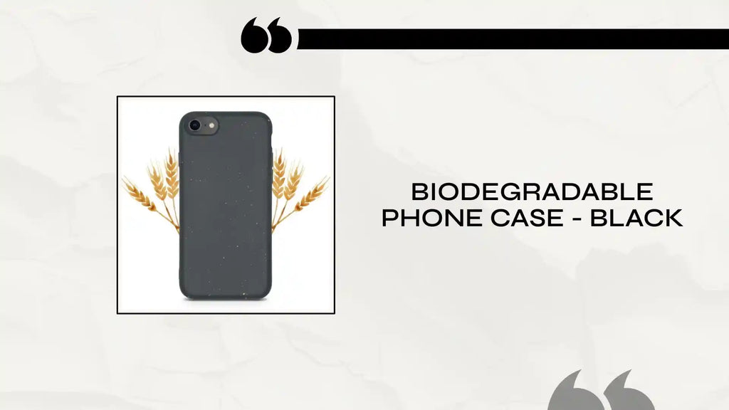 Biodegradable phone case - Black by@Outfy