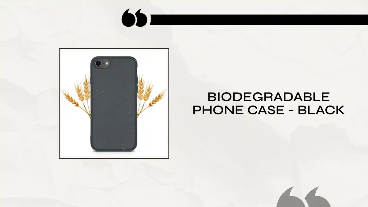 Biodegradable phone case - Black by@Outfy