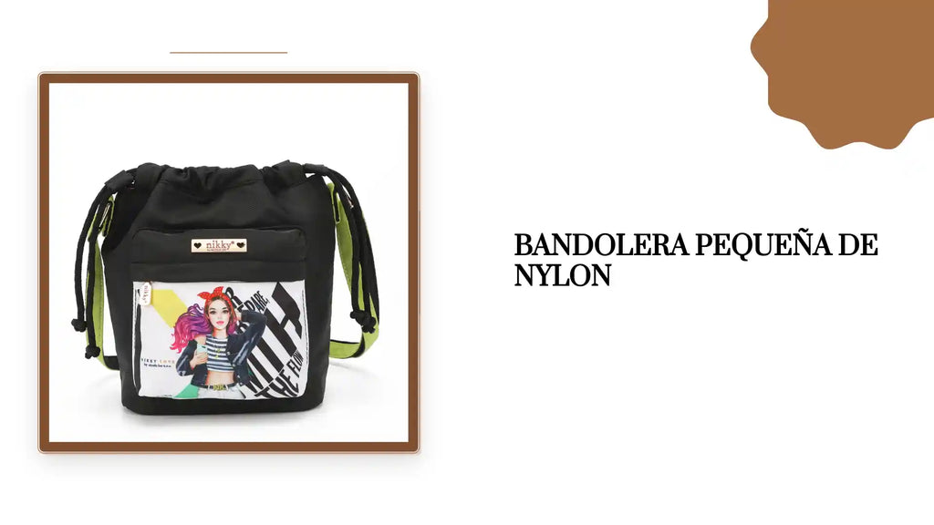 BANDOLERA PEQUE&Ntilde;A DE NYLON by@Outfy